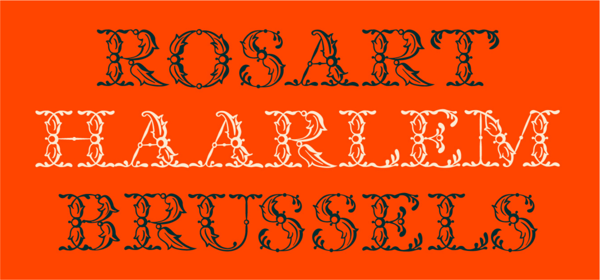 An example of the flourished capitals from The Rosart Project